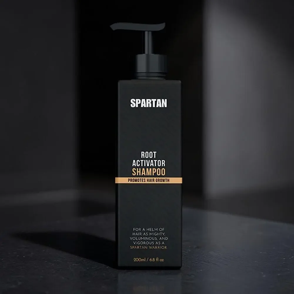 SPARTAN Root Activator Shampoo 200ml 6.8 oz Men's Hair Care New Sealed